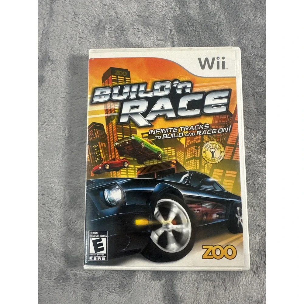 Build 'n Race Nintendo Wii Game Zoo Games Complete with Manual CIB Racing